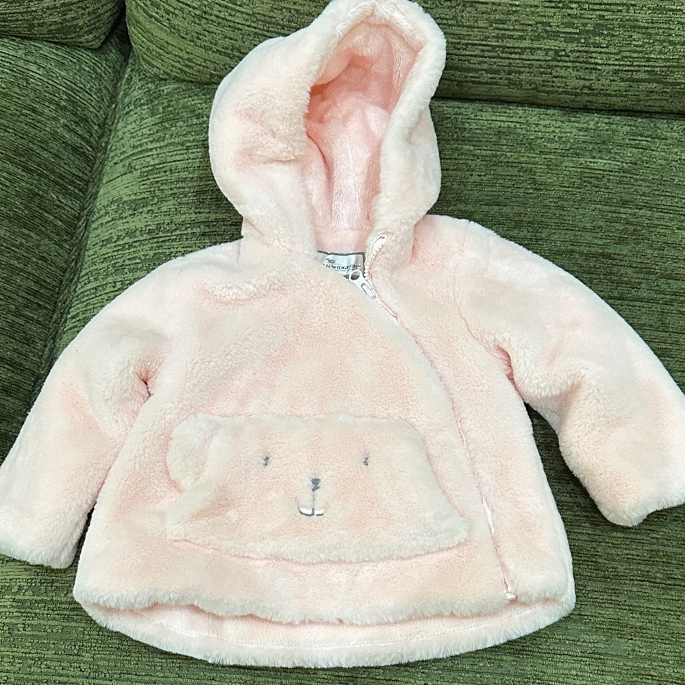 American Widgeon Fleece/Faux Fur Jacket with Bear warmer front pocket